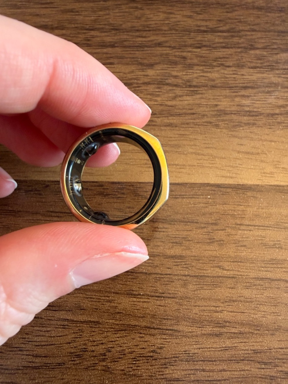 Oura Ring Gen3 Heritage - Gold - Size 8, gently worn works perfect. - Picture 2 of 7